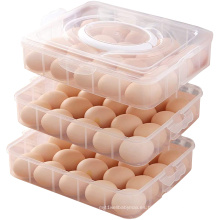 Soporte de huevo de snap y pila de 3 capas, utensilios de cocina